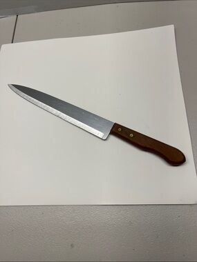 Imperial very Sharp wood -Handled Carving Knife in Brown – blade size 8”